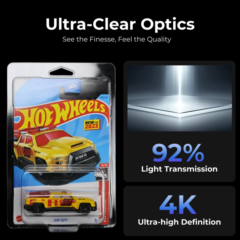 Paquete de 12 fundas protectoras estándar Mainline de almacenamiento para Hot Wheels y Matchbox Foto 4 de 4