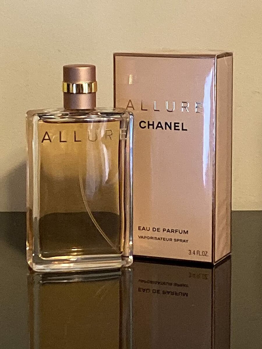 Chanel Allure Eau De Toilette Spray for Women 3.4 Ounce Size