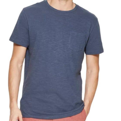 Short Goodfellow & Co Homme – Lin Bleu, Taille 36, Léger, été, Occasion