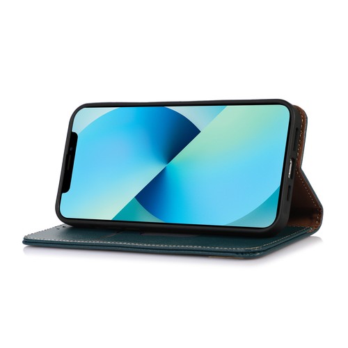 Leder Handyhülle Für Samsung A14 A54 S23 S22 S21 S20 FE Echtes Magnetic Wallet - Photo 17/22