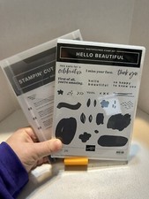 Stampin  Up Hello Beautiful Stamp Set  Beautiful Shape Dies
