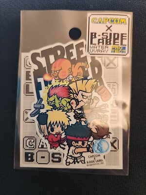 CAPCOM × B-Side Label Sticker STREET FIGHTER Chibi Version US SELLER ...