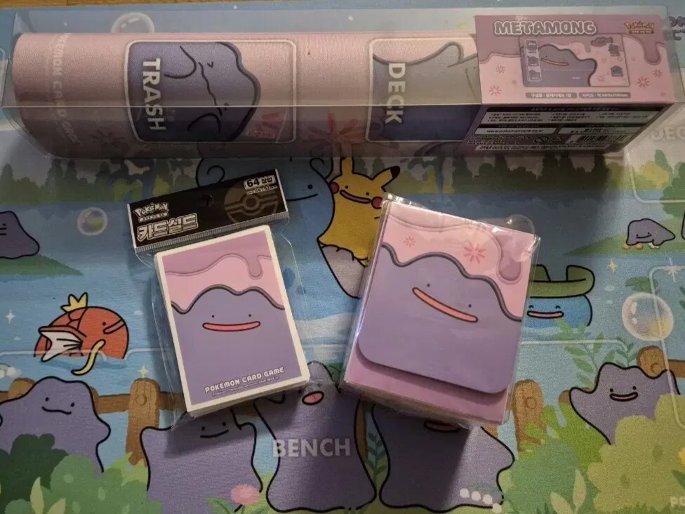 Pokemon Playmat Ditto Metamong Korean PokemonTown Limited Edition