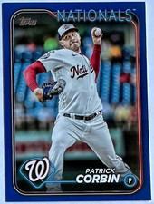 2024 Topps Series 1 #236 Patrick Corbin Royal Blue Parallel