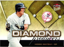 2006 FLEER ULTRA DIAMOND PRODUCERS HIDEKI MATSUI INSERT BASEBALL CARD #DP13