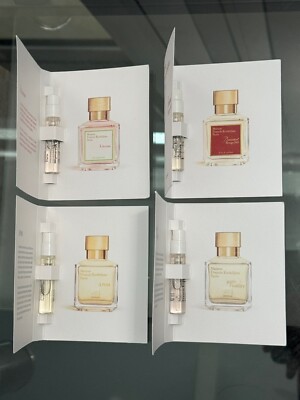 Maison Francis Kurkdjian (4 samples) Baccarat 540 EDP ,A la rose ,Gentle F, APOM