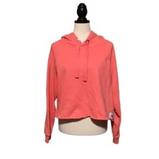 Calvin Klein Jeans Pink Oversized Cropped Hoodie M