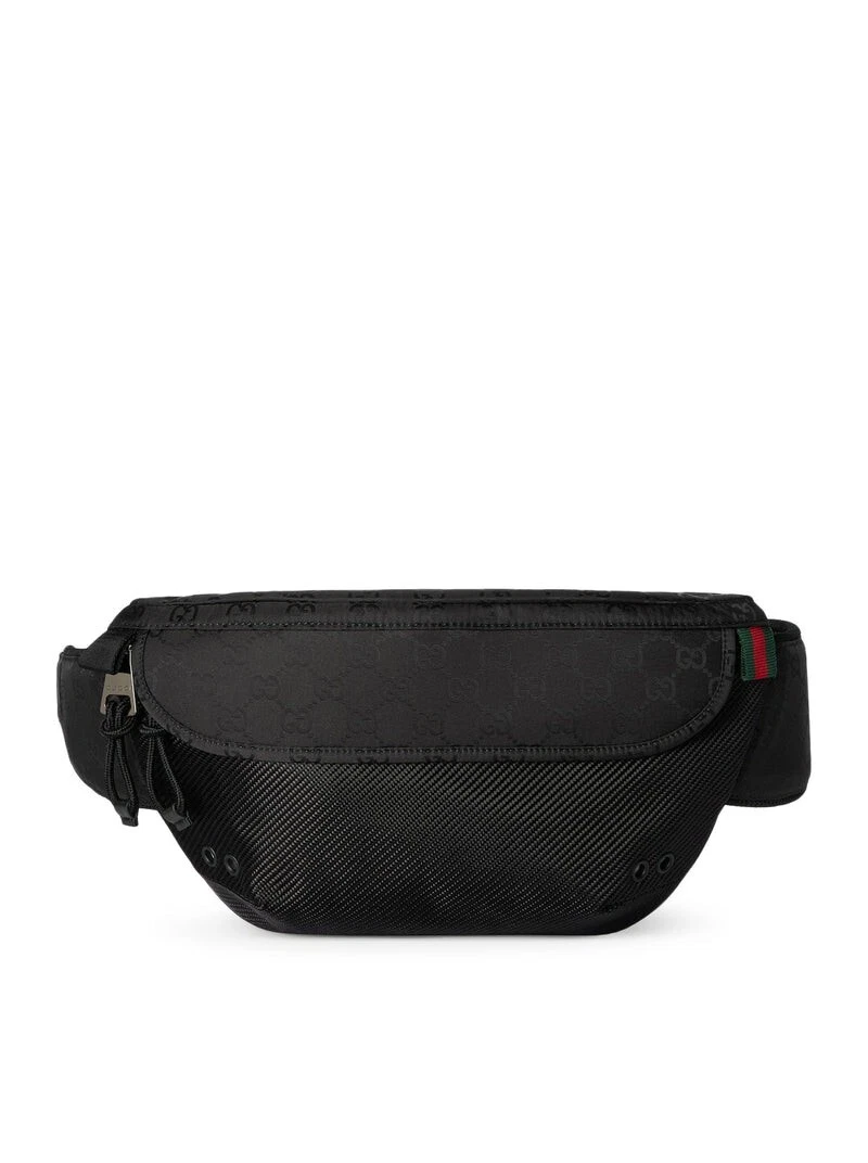 Petit sac ceinture GUCCI noir nylon GG neuf et authentique