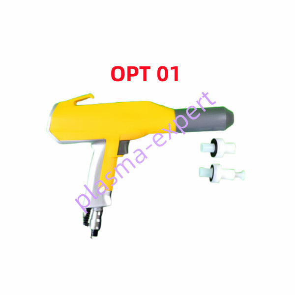 Pistola pulverizadora de polvo electrostático 01 1 pieza con boquillas de 2 piezas para pistola