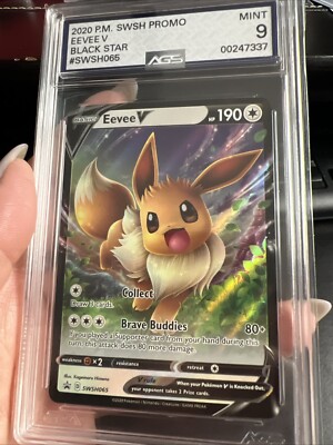 2020 Pokemon Eevee V SWSH065 V Powers Tin Promo Black Star Promo
