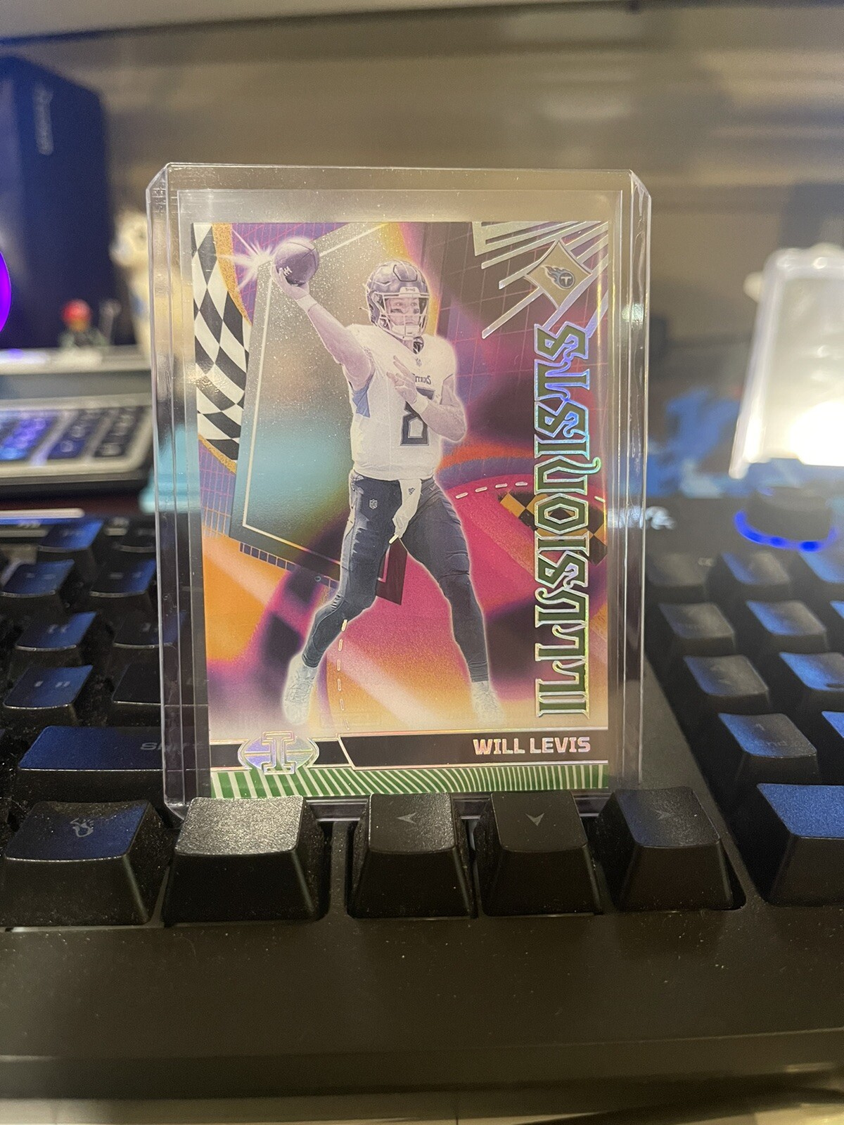 2023 Panini Illusions - Illusionists Emerald #18 Will Levis (RC)