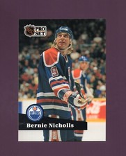 1991 Pro Set Bernie Nicholls #386 - Edmonton Oilers