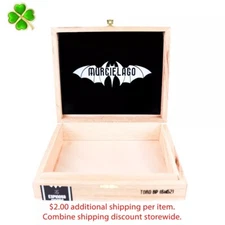 Murcielago Toro BP Empty Wood Cigar Box 8.5" x 7.25" x 2"