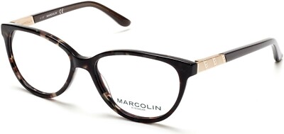 Marcolin Eyewear MA5012 020 Gray Havana Plastic Eyeglasses Frame