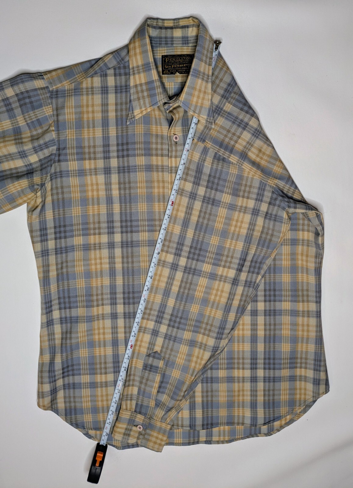 Pendleton Vintage Western Wool Button Up Shirt Me… - image 5