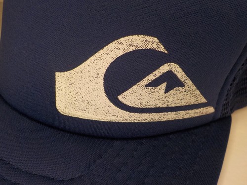 Quicksilver Trucker Hat Blue Logo Adjustable Gradient - Picture 2 of 8