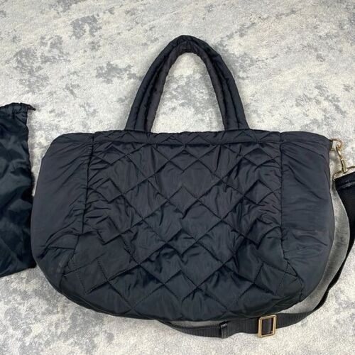 Marc Jacobs Quilted Nylon Baby Diaper Bag Travel Commute Duffle Black - 第 5/16 張圖片