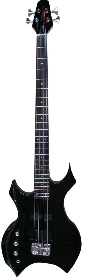 E-Bass-XB500 Linkshänder Heavymetal, mit Zubehör, Gigbagtasche Gurt 3xPik, Kabel