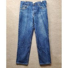 Tyndale FR Flame Resistant Jeans Mens 38x34 Blue Denim Work Pants Made in USA