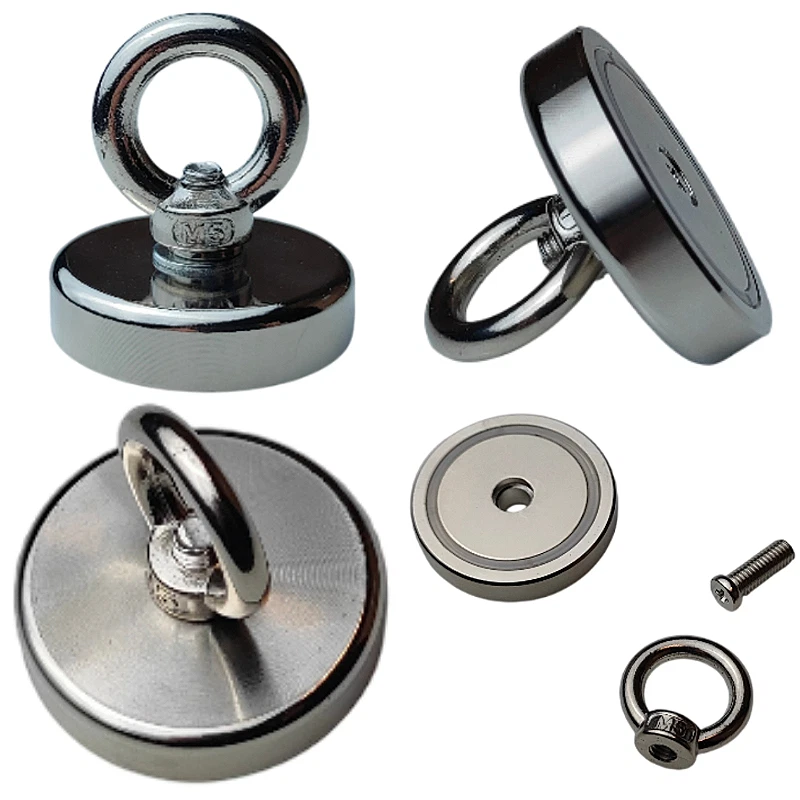 DEINEMAGNETEN Neodym Ösen Magnet Magnetfischen Suchmagnet Bergemagnet Magnetangeln Suchmagnet