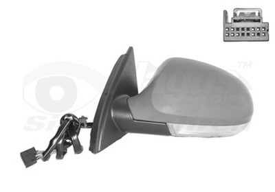 Außenspiegel HAGUS VAN WEZEL 5839807 für VW PASSAT 3C2 3C5 B6 Komplettspiegel