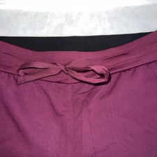 Barco Grey  s Anatomy 3 Pocket Spandex Stretch Scrub Pants Wine Size SMALL NWT