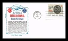 US COVER LIONS INTERNATIONAL SEARCH FOR PEACE FIRST DAY ISSUE KHOL KRAFT