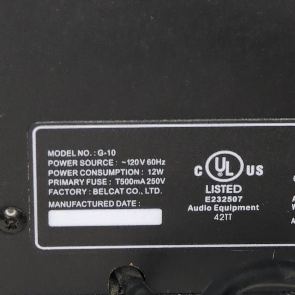 Rogue G10黑色单扬声器纹理电吉他组合放大器 — 第 4/4 张图片