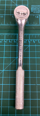 #ad #ad Husky 3 8 Drive Ratchet CB 45 Vintage Round Head Knurled Handle Tool Chrome $9.98