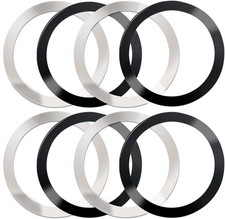 8 Pack Universal Metal Rings Sticker Compatible with Magsafe Magnetic