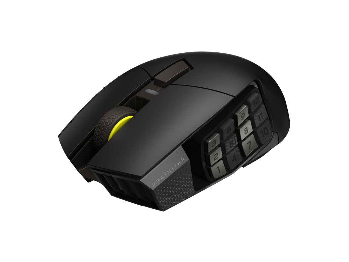 Corsair Scimitar Elite Wireless SE MMO Gaming Mouse – 33000 DPI