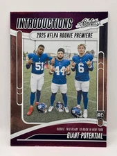 2025 Panini Absolute Introductions #I-CSO Giant Potential (RC) Skattebo, Dart