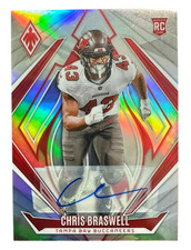 2024 Phoenix Chris Braswell Silver Rookie Auto /199 Buccaneers RC