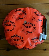 Vintage Thermo Seat by The Allen Company~Orange/Camo Camping,Fishing,Hunting