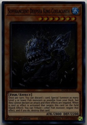 Superancient Deepsea King Coelacanth Super Rare Maze of Memories MAZE-EN036 LP