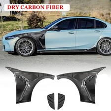 For BMW M3 G80 M4 G82 G83 2020-2025 DRY CARBON Front Side Fender Vented Covers
