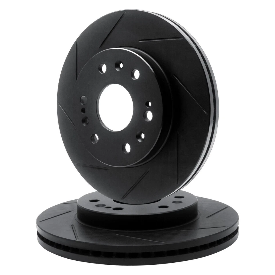 For Hummer H1 2002-2004 R1 Concepts WCPN1-44000 Slotted Front Brake Rotor Set Foto 2 de 3