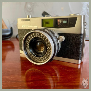 Vintage Petri 7S 35mm Rangefinder Film Camera Japan 45mm f2.8 Lens Case Untested