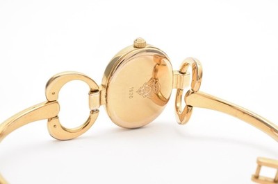EXC+3 ] Vintage Gucci 1600 Gold 26mm Black Dial Women's Quartz