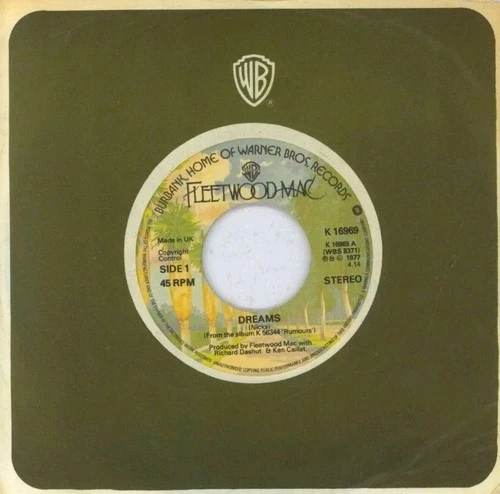 Fleetwood Mac – Dreams / Songbird  7'' Vinyl Single Warner Bros Records 1977