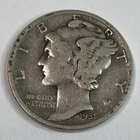 1931 S Mercury Dime 10 Cents 90% Silver NICE COIN Rare Key Date