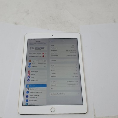 iPad Pro A1673 128GB ローズゴールドWi-Fiモデル Apple iPad Pro (9.7-inch) A1673 128 GB, Wi-Fi + 4G, 9.7 in - Rose