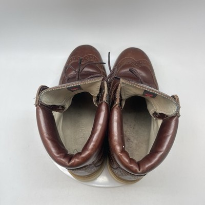 Timberland Boots Mens 8.5 Villa Wingtip Premium Brogue Brown Insulate Work A16WL Timberland Boots Mens 8.5 Villa Wingtip Premium Brogue Brown  main image 2