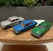 Tomica  Matchbox Diecast LOT OF 3- 1:67 Jaguar XJ-S, 450SEL MBenz, Rolls-Royce