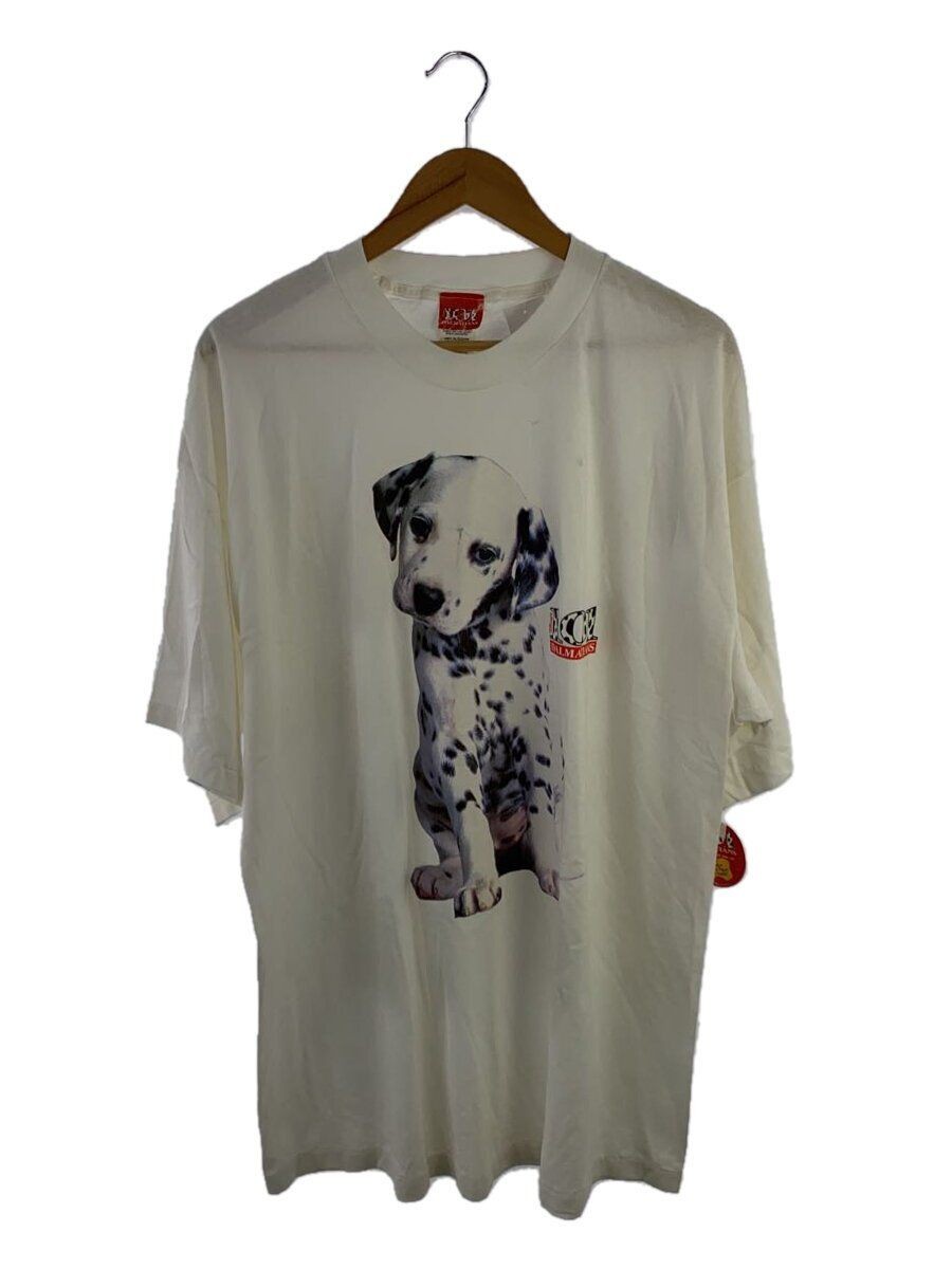 ALTRA MAGLIETTA ALTRE MARCHE anni 90 101 DALMATIANS XXL COTONE STAMPA BIANCA Usata