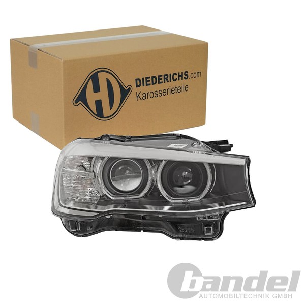 Diederichs Xenon LED Scheinwerfer Kurvenlicht LED-TFL Rechts Passend FüR BMW X3-image