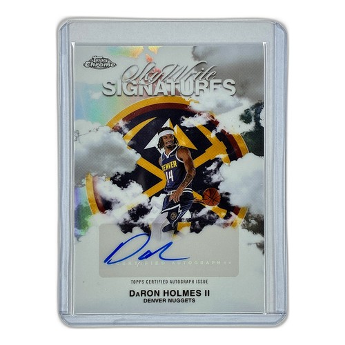 2025 Topps Chrome DaRon Holmes II Sky Write Signatures (RAW)