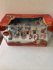 Rudolph Red Nosed Reindeer ULTIMATE FIGURINE Collection 14 pcs New - Bruised Box