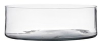 Inna-Glas Dekoschale Alexia, Transparent, 11Cm, Ø39Cm