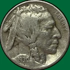 1930-S Buffalo Nickel Very Fine VF Coin #34177
